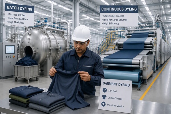 Categorizing Textile Dyeing Machines by Technology