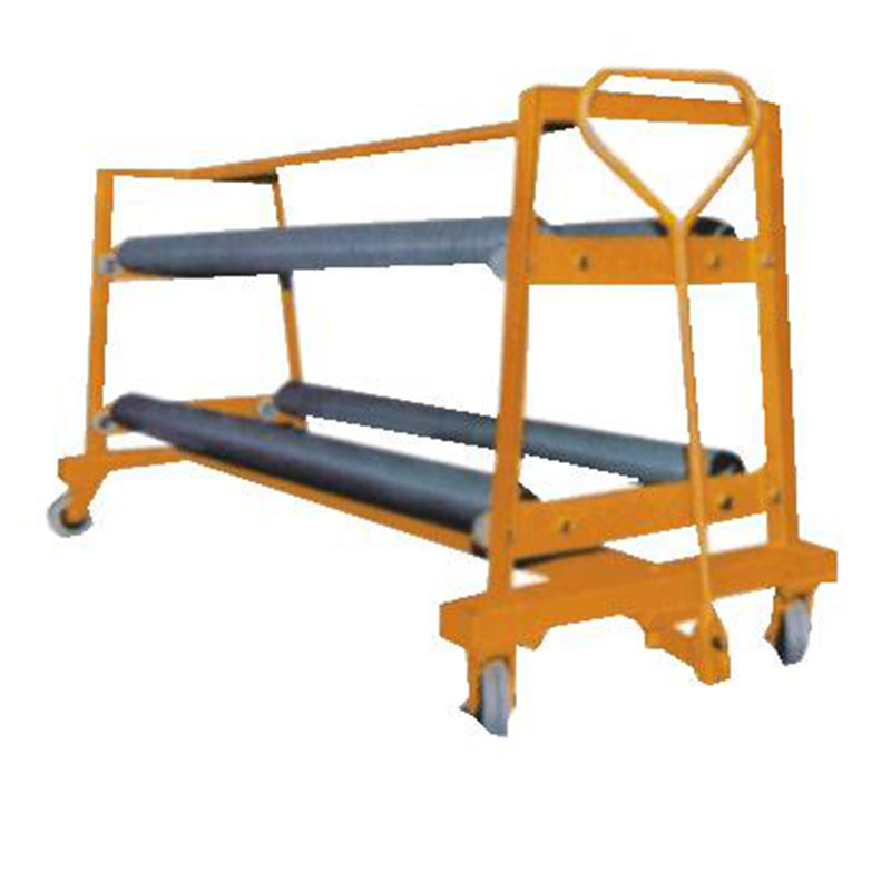 Cloth storage, transportation and inspection trolley